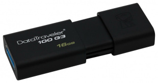16Gb Kingston DataTraveler 100 G3 DT100G3/16GB USB3.0 черный Флеш карта