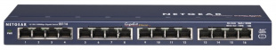 Netgear (GS116GE) 16-портовый 10/100/1000 Мбит/с с внешним блоком питания Коммутатор