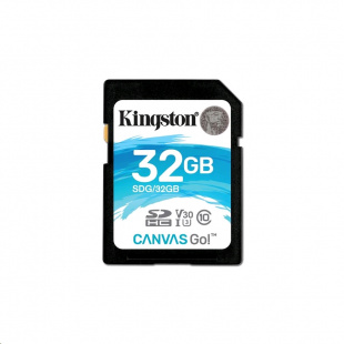 SDHC 32Gb Class10 Kingston SDG/32GB Canvas Go Флеш карта