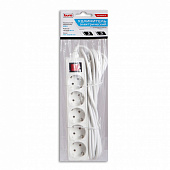 Buro BU-PS5.5/W 5м (5 розеток) белый /w light switch Сетевой фильтр