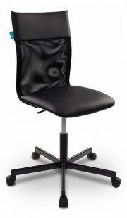Бюрократ CH-1399/BLACK спинка сетка черный искусственная кожа крестовина металл Кресло