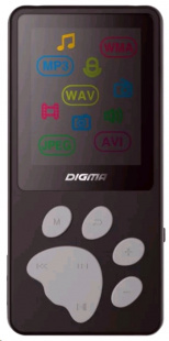 Digma S3 4Gb черный/серый/1.8"/FM/microSD MP3 флеш плеер