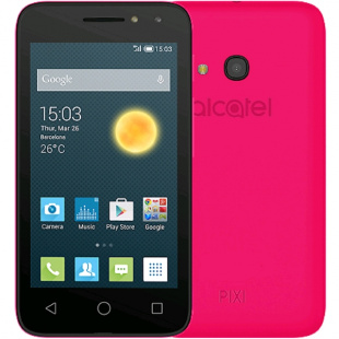 Alcatel 4034D Pixi 4 4Gb Pink Black Телефон мобильный