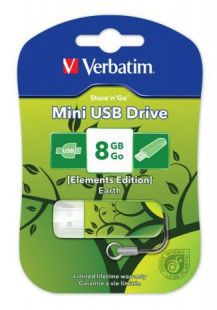 8Gb Verbatim Store n Go Mini ELEMENTS EDITION 98160 USB2.0 Earth Флеш карта