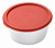 Контейнер пл. 1,4л круглый низкий многофункциональный №4 С257 посуда для СВЧ