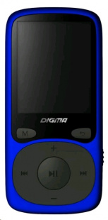 Digma B3 8Gb синий/1.8"/FM/microSD MP3 флеш плеер