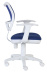 Бюрократ Ch-W797 BL TW-10 белый пластик спинка синяя сетка сиденье синий TW-10 Кресло