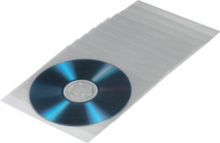 Hama H-33810 для CD/DVD полипропилен 100 шт. прозрачный Конверт