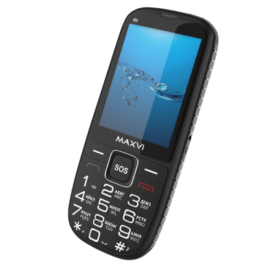 Сотовые телефоны Maxvi B9 black 3896 от магазина Zakaz43