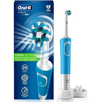 Распрямители для волос Oral-B Vitality D100.413.1 CrossAction Blue  — фото, цена, купить