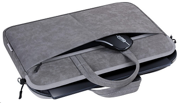 Сумки для ноутбука Defender Solid 15.6" кожа, серый — фото, цена, купить