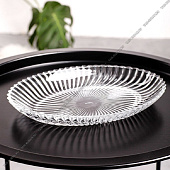 Тарелки,миски,салатники Стеклянное блюдо  SANTA SW1157GCL  — фото, цена, купить