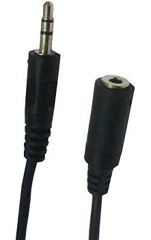 Видеокабели и переходники Аудиокабель (3.5mm Jack M - 3.5mm Jack F) 1.8м SPARKS SP3032 — фото, цена, купить