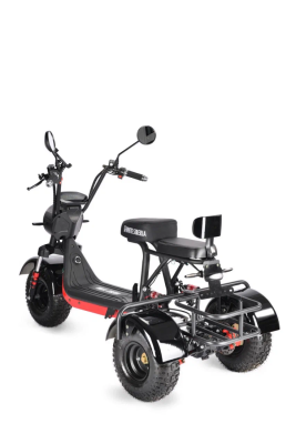 Электротрицикл White Siberia Trike Mini Red 1500W WS-PRO-M-R от магазина Zakaz43