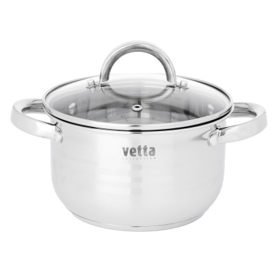 Кастрюли VETTA Фултон 822-113 , 2,9л, со стекл. крышкой 822-113 от магазина Zakaz43
