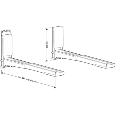 Кронштейны для СВЧ Holder MWS 2003 черный					 MWS 2003  от магазина Zakaz43