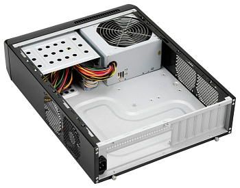 Корпус Formula R-120D ЧЕРНЫЙ/СЕРЕБРИСТЫЙ 350W ATX 4X80MM 2XUSB2.0 AUDIO BOTT PSU — фото, цена, купить