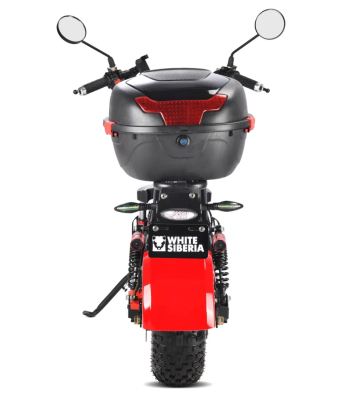 Электроскутер White Siberia Mini R 2.0 1200W Red  от магазина Zakaz43