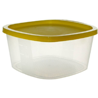 Посуда для микроволновки Контейнер для СВЧ и заморозки 1,55л квадратный Микс Пастель  MPG7211 от магазина Zakaz43