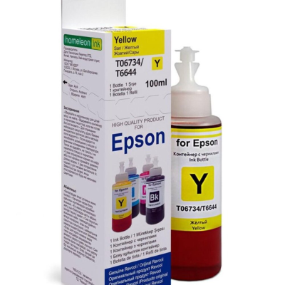 Чернила Revcol для Epson L серия Yellow 100 мл.(EL 100 Y) EL 100 Y от магазина Zakaz43