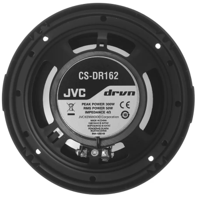 Акустика JVC CS-DR162 300Вт 88дБ 4Ом 16см (6дюйм) (ком.:2кол.) коаксиальные двухполосные CS-DR162 от магазина Zakaz43