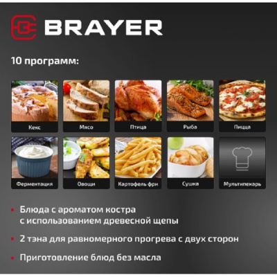 Аэрогрили BRAYER BR2057 Аэрогриль BR2057 от магазина Zakaz43