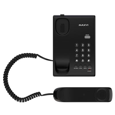 Телефоны проводные Maxvi CS-02 black 5563 от магазина Zakaz43