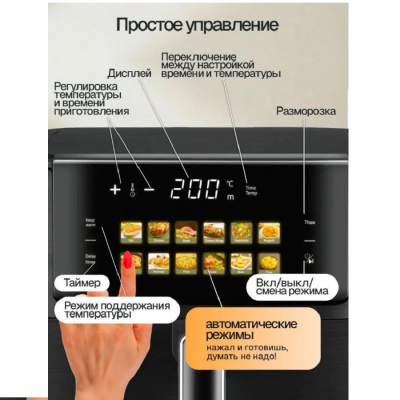 Аэрогрили ELTRONIC (777-06) черный 777-06 черный от магазина Zakaz43