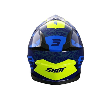 Мотошлемы SHOT PULSE AIRFIT (синий/Hi-Vis 
желтый глянцевый, L, A07-21D1-C04-10) — фото, цена, купить