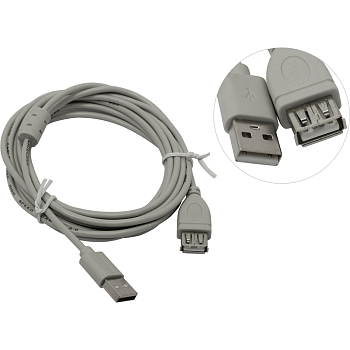 Кабель USB USB  2.0  AM/AF 3.0м удлинитель Belsis BW1402 — фото, цена, купить