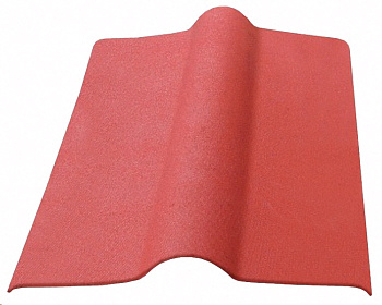 Кровельные материалы Конек Ондулин красный (0,36*0,9 м) — фото, цена, купить