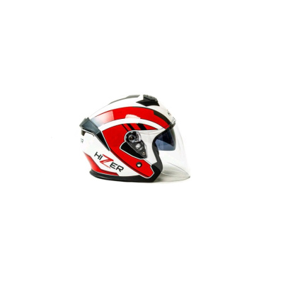 Мотошлемы HIZER J222 #1 (L) white/red (2 визора) HIZER J222 #1 от магазина Zakaz43