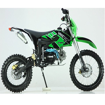 Питбайки KXD 17"/14" КОМПЛ. 1 (125сс, кик-/эл.стартер, фара/стоп сигн.) арт.22580 GREEN — фото, цена, купить