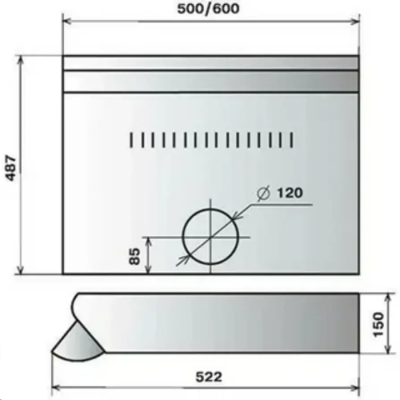 Вытяжки ELIKOR Davoline 50 Коричневая Davoline 50 от магазина Zakaz43
