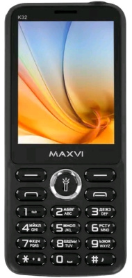Сотовые телефоны Maxvi K32 black 4415 от магазина Zakaz43
