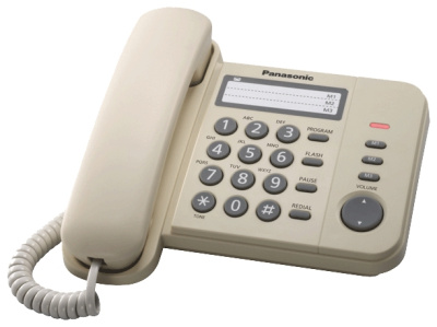 Телефоны проводные Panasonic KX-TS2352RUW KX-TS2352RUW от магазина Zakaz43