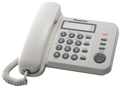 Телефоны проводные Panasonic KX-TS2352RUW KX-TS2352RUW от магазина Zakaz43