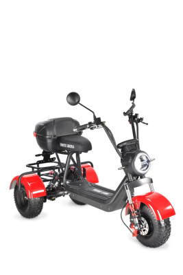 Электротрицикл White Siberia Trike Mini Red 1500W WS-PRO-M-R от магазина Zakaz43