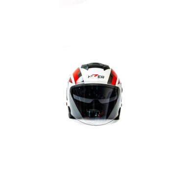 Мотошлемы HIZER J222 #1 (L) white/red (2 визора) HIZER J222 #1 от магазина Zakaz43