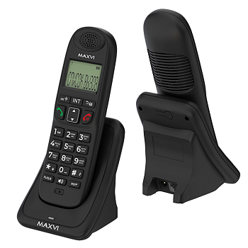 Телефоны DECT Maxvi AM-01 black — фото, цена, купить