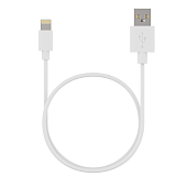 Кабель USB USB  2.0  AM/Lightning 1м Maxvi MC-03 white — фото, цена, купить