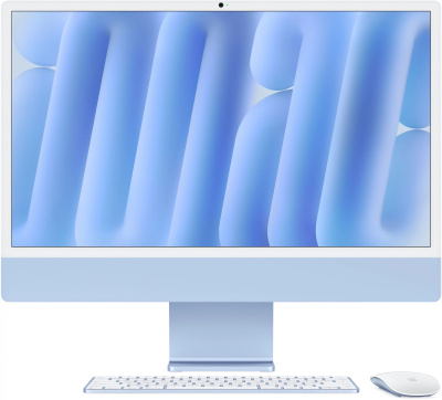 Моноблоки Apple iMac A3247 24" 4.5K M4 8 core (4) 16Gb SSD256Gb 8 core GPU macOS WiFi BT 143W клав (MWUF3ZP/A) MWUF3ZP/A от магазина Zakaz43
