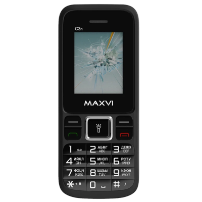 Сотовые телефоны Maxvi C3n black 00000003917 от магазина Zakaz43