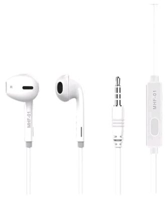 Наушники Maxvi MHF-01 white 00000002824 от магазина Zakaz43