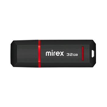 Флэш память USB 32GB Mirex Knight Черный (13600-FMUKNT32) — фото, цена, купить