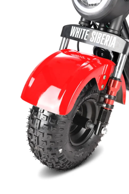 Электроскутер White Siberia Mini R 2.0 1200W Red  от магазина Zakaz43