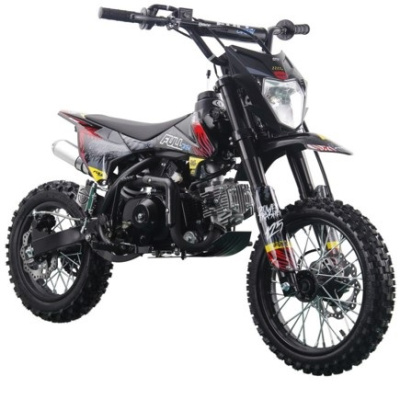 Питбайки FullCrew Power Trasher 125cc 14/12 (п/автомат, эл.стартер) (DB125-2) Black (DB125-2) Black от магазина Zakaz43