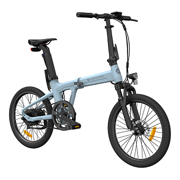 Электровелосипед ADO Electric Bicycle A20S Lite голубой — фото, цена, купить