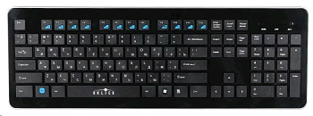 Клавиатуры Оклик 870S черный USB беспроводная slim Multimedia 368218 — фото, цена, купить
