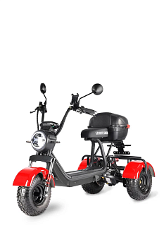 Электротрицикл White Siberia Trike Mini Red 1500W — фото, цена, купить